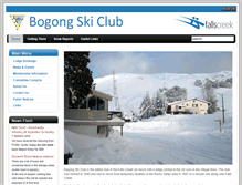 Tablet Screenshot of bogongskiclub.com.au